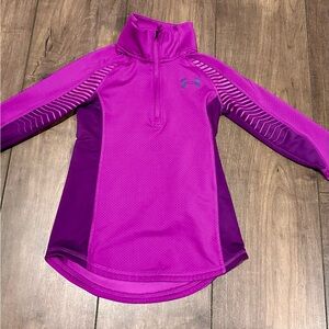 Under Armour Kids' Purple Cold Gear Long Sleeve Active Top